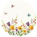 Fototapet - Rundt Blanz - Blomsterpoesi - vliesetapet/selvklæbende non-woven tapet