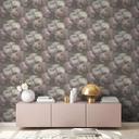 Papel pintado tejido-no tejido Livingwalls New Walls Papel pintado floral Romantic Dream con rosas verde, morado
