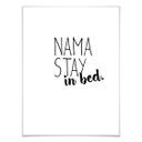 Plakat - Namastay in bed