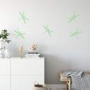 Sæt med guldsmede (mønster) wallsticker