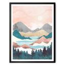 Póster SpaceFrog Designs - Amanecer en el lago