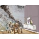 non-woven tapet Rose Quartz stenlook moderne fototapet Designwalls i hvid og sort 