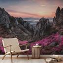 Fotomural Seo - Paisaje rocoso al atardecer
