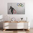 Akrylbillede Banksy - Olympiske Lege