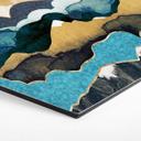 Hexagon Dibond Bergtop boven de wolken - SpaceFrog Designs
