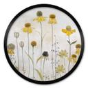 Póster Flor Girasol - Redondo - Disher