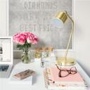 Zelfklevende Poster - Diamonds are a Girls Best Friend