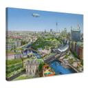 Cuadro lienzo aerroscape - Berlin Solarpunk
