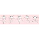 A.S. Création Lovely Kids Frise autocollante enfant - Rosé