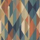 Papier peint intissé Rasch, papier peint à motifs Salsa bleu moyen