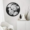 Póster Sisi & Seb - Peonías - Redondo