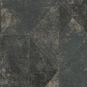 Papel pintado tejido-no tejido negro oro - papel pintado efecto metalizado texturado - papel pintado grafico dormitorio oficina