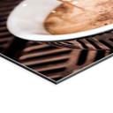 Geborsteld Alu-Dibond met goud-, zilver- & kopereffect - Barista Coffee - Pictufy Studio