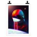 Póster astronauta con vista a la tierra - Nicebleed
