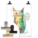 Póster Hagenmeyer - Gato loco