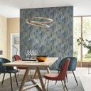 Papel pintado tejido-no tejido Guido Maria Kretschmer Fashion for Walls azul oscuro