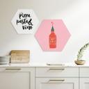 Hexagon Dibond Stærk chilisauce - Simmonds