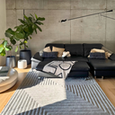 tapet beton optik grå beige - non-woven tapet beton & mursten Livingwalls - mat og glat