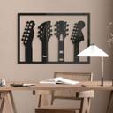Decoración mural música - Placa cabeza de guitarra - Decoración acrílica
