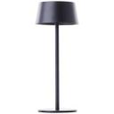 Tischleuchte Outy, schwarz, 12,5 x 30 cm, Metall Outdoor Tischleuchte