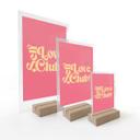 Self Love Club Pink borddekoration - Prints by Ayleen