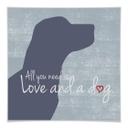 Póster All you need is Love and a Dog (Todo lo que necesitas es amor y un perro)