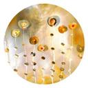 Muursticker rond Niksic - Golden Eye