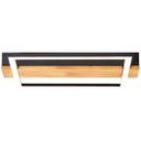 Deckenleuchte Layla, braun, 4,6 x 30 cm, Holz Lampe
