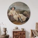 Glasbillede - Tischbein - Goethe i den romerske Campagna - Rund