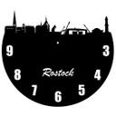 Wandtattoo Rostock Wanduhr - 50x50 cm