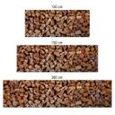 Revêtement pour cuisine - Alu-Dibond - Bois - Argenté