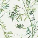 Papier peint molletonné, papier peint à motifs de bambou, papier peint molletonné Erismann Martinique vert