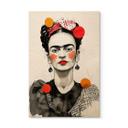 Cuadro de madera Frida Kahlo retrato pop art - Jaszke