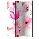 Rumdeler - Symfoni af blomster i pink, 3-delt