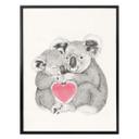 Póster Graves - Al koala le encantan los abrazos