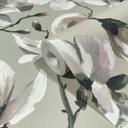tapet, non-woven blomstertapet Flora grå, beige