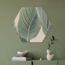 Hexagon Dibond Calathea-plante - Sisi & Seb
