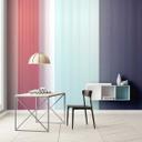 Gradient tapet i rosa, lyseblå, mørkegrå - non-woven tapet