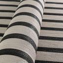 Greige negro mate - Papel pintado de tejido-no-tejido a rayas con un moderno aspecto de panel de madera skandi