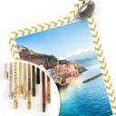 Póster Campania en Italia