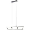 Pendelleuchte Sia, metallic, 150 x 80,5 cm, Metall Pendellampe, dimmbar