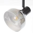 Spotrohr Max, schwarz, 19,5 x 89 cm, Glas Strahler