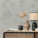 Tapet med bladmotiv Opus green