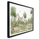 Póster para la guardería Oliver Robins - Simpáticos animales en el bosque
