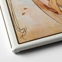 Canvasbillede kunsttryk - Mucha - Fire kunstarter: Dansen