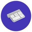 Vinilo decorativo Teclado de la vida - Pozdniakov - Redondo