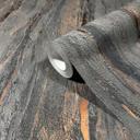 Non-woven tapet med en skinnende, grov struktur antracit gipslook