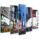 Lærredstryk 5 dele, New York Times Square