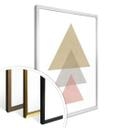 Plakat - Nouveauprints - Triangles Pink