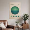 Cuadro de madera Bauhaus Mavi Daire - Tunaboylu
